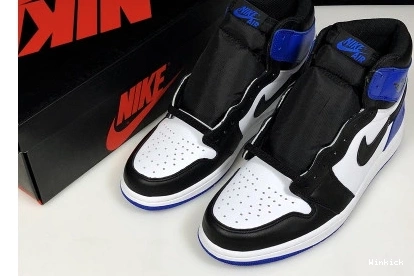 MENS BLACK ROYAL-WHITE 716371-040 RETRO “FRAGMENT” SPORT AIR 1 JORDAN 1202